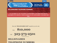 Tablet Screenshot of billionaires.20fr.com