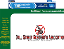 Tablet Screenshot of dall-street-residents-association.20fr.com