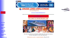 Desktop Screenshot of cruiselinejob.20fr.com
