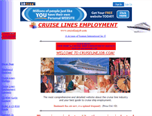 Tablet Screenshot of cruiselinejob.20fr.com