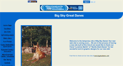 Desktop Screenshot of bigskydanes.20fr.com