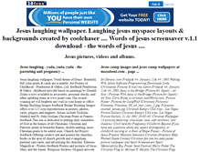 Tablet Screenshot of jesuswallpaper.20fr.com