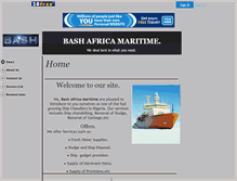 Tablet Screenshot of bashafricamaritime.20fr.com