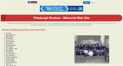 Desktop Screenshot of pittsburghrockets.20fr.com