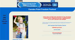 Desktop Screenshot of camdenpointfreedomfestival.20fr.com