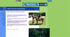 Desktop Screenshot of hiddenoaksfarm.20fr.com
