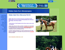 Tablet Screenshot of hiddenoaksfarm.20fr.com
