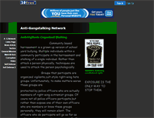 Tablet Screenshot of antigangstalkingnetwork.20fr.com