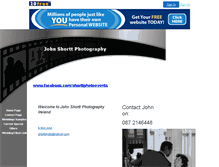 Tablet Screenshot of johnshortt.20fr.com
