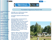 Tablet Screenshot of foundationappaloosaranch.20fr.com