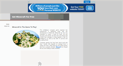 Desktop Screenshot of get-minecraft-for-free.20fr.com