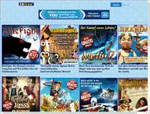 Tablet Screenshot of onlinespiele.20fr.com