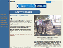 Tablet Screenshot of lazyyyranch.20fr.com